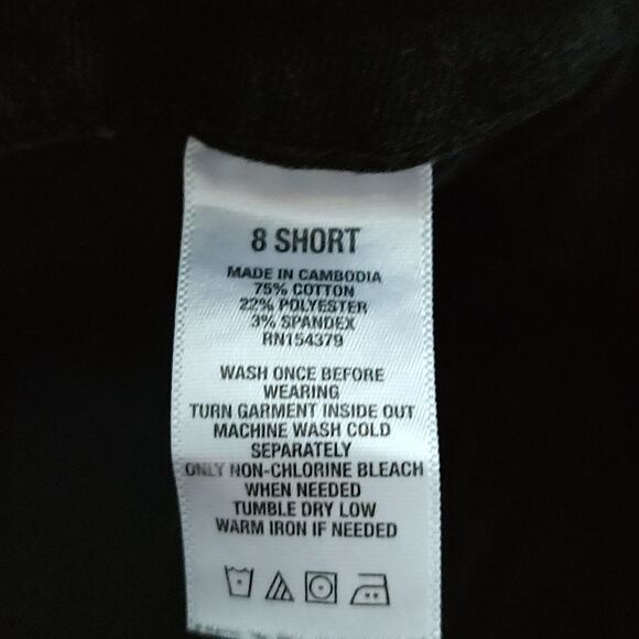 Aeropostale black distressed high rise jegging Sz  8 Short - Picture 11 of 11